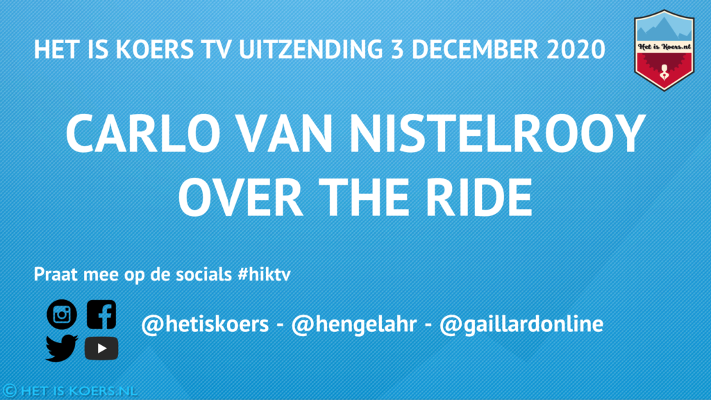 Het is Koers TV The Ride Carlo van Nistelrooy