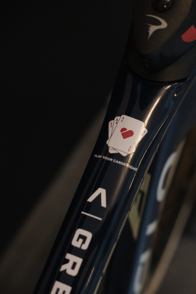 Ineos Grenadiers, Pinarello Frame, detail, aces